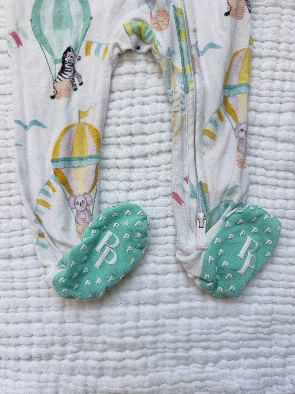 Posh Peanut Balloon Wonder Footie Zippered One Piece